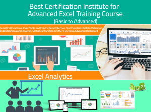 Excel Course in Delhi, 110081. Best Online Live Advanced Excel Training in Bangalore by IIT Faculty