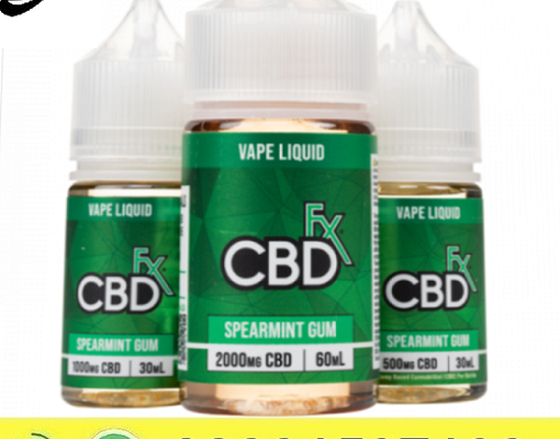 CBDFX SPEARMINT GUM VAPE JUICE 30ML In Pakistan-03001597100