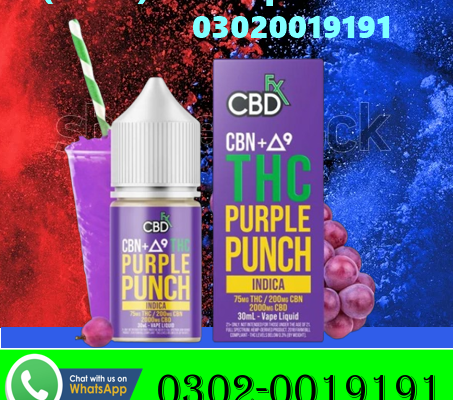 THC VAPE JUICE PURPLE PUNCH IN Lahore / 03020019191